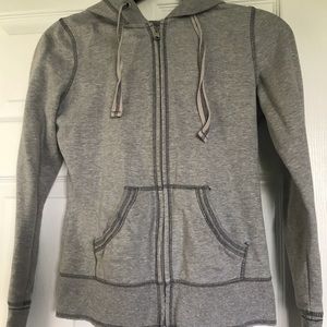 Gray Zip up hoodie